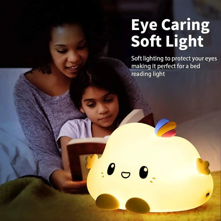 Cute Cloud-Shaped LED Night Light with Remote Control