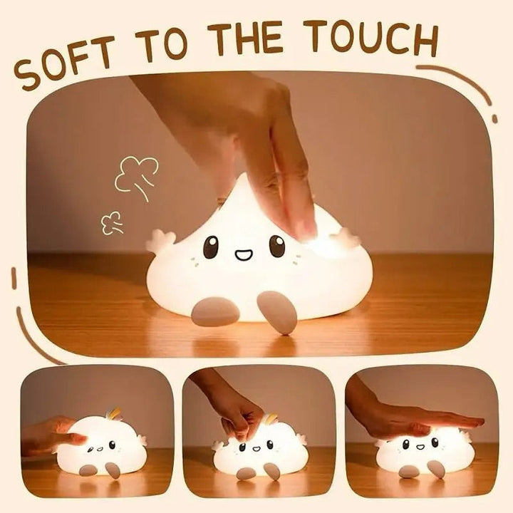 Cute Cloud-Shaped LED Night Light with Remote Control