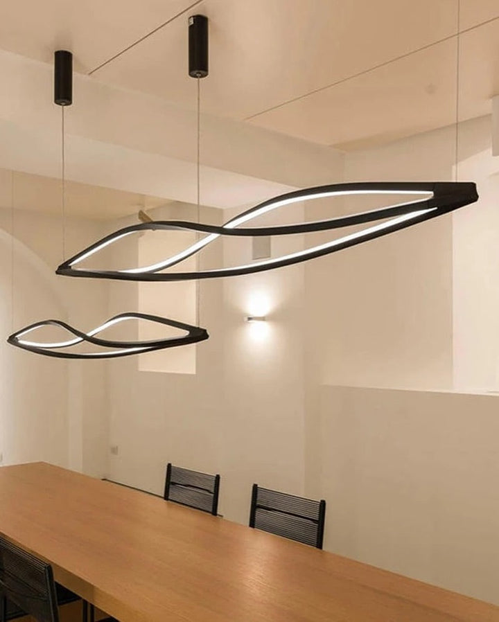 Slim Infinity LED Pendant linear  Light