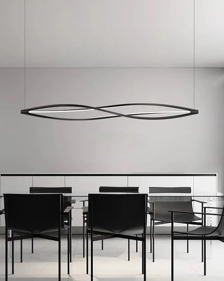 Slim Infinity LED Pendant linear  Light