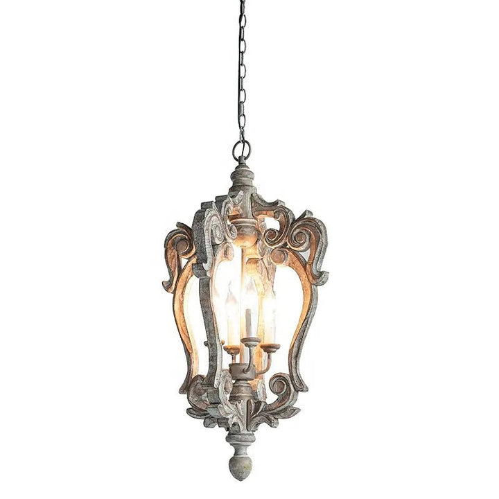 Rustic Ornate Lantern Pendant Light