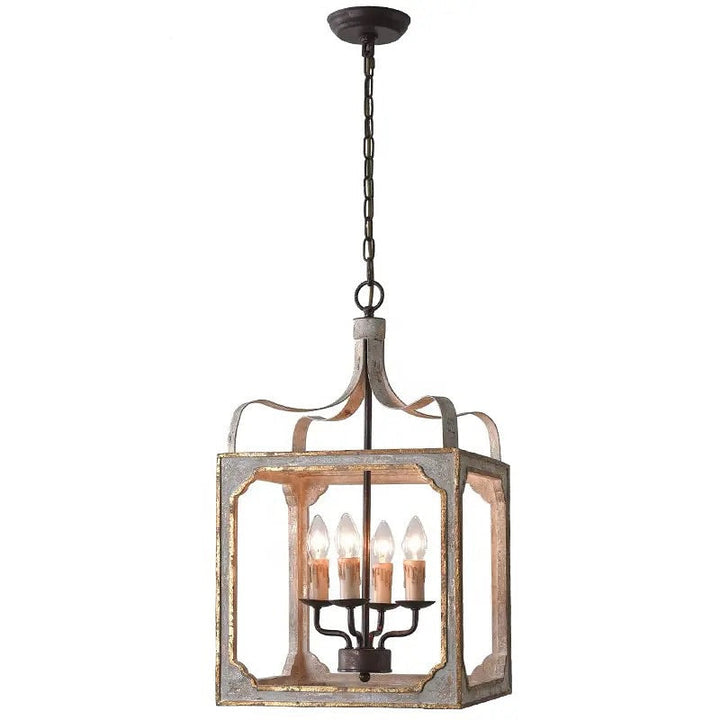 Rustic Vintage Lantern Pendant Light