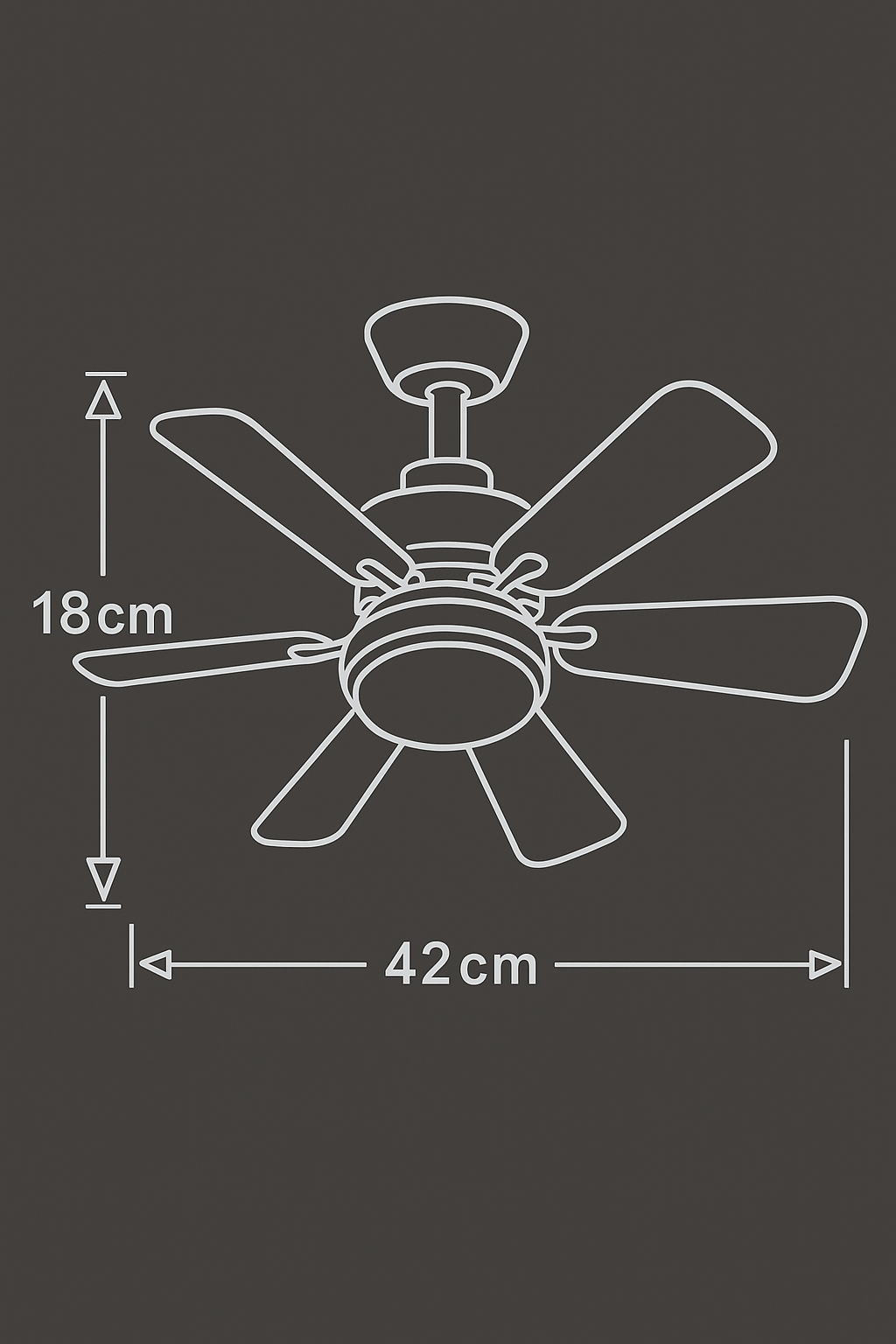 LED Ceiling Light Bulb with Fan