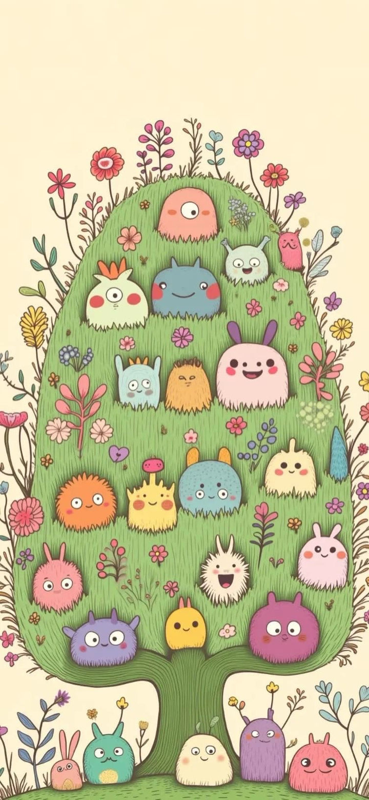Cute Fantasy Tree Friends Canvas