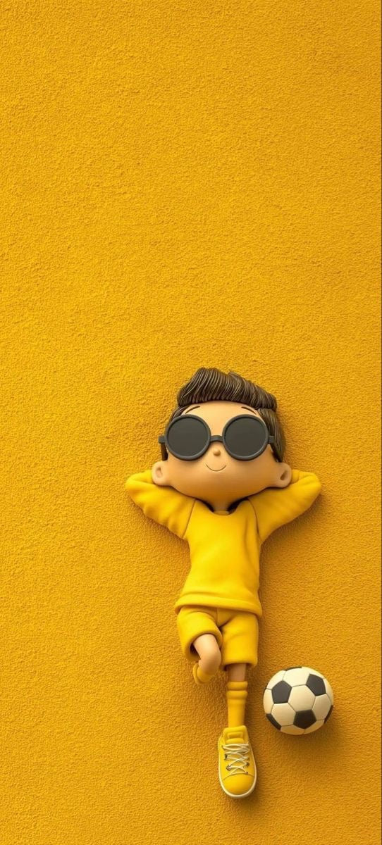 Cool Soccer Boy Kids Canvas