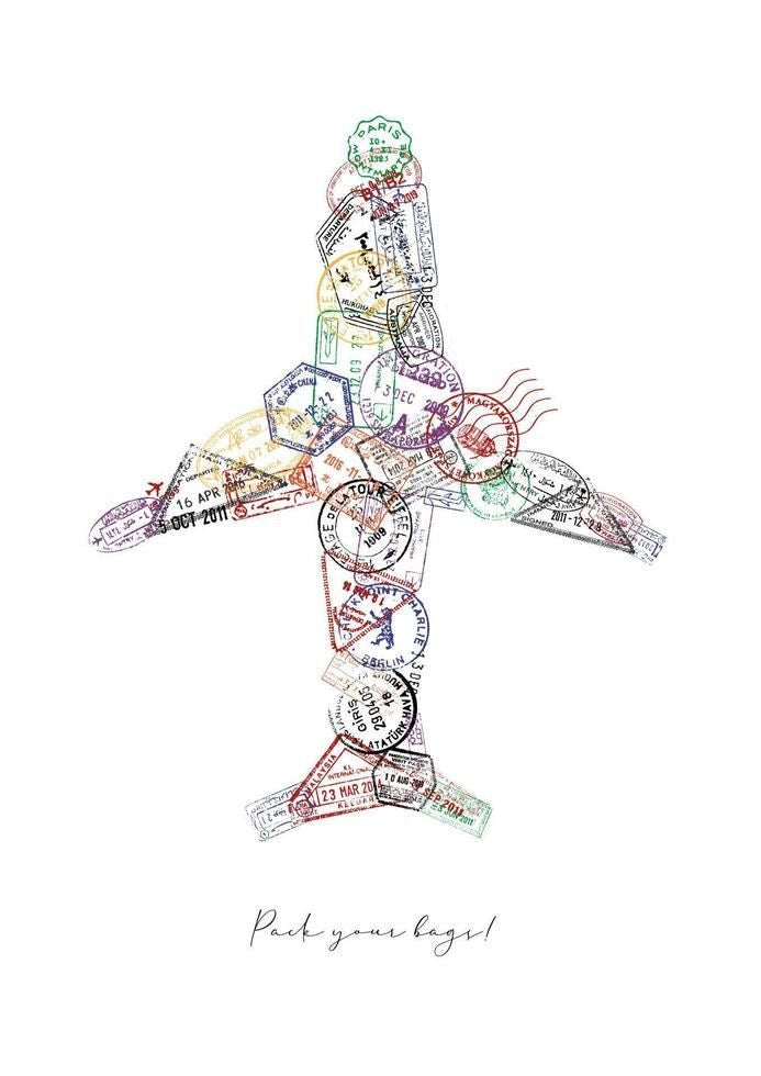 Pack Your Bags Travel Canvas