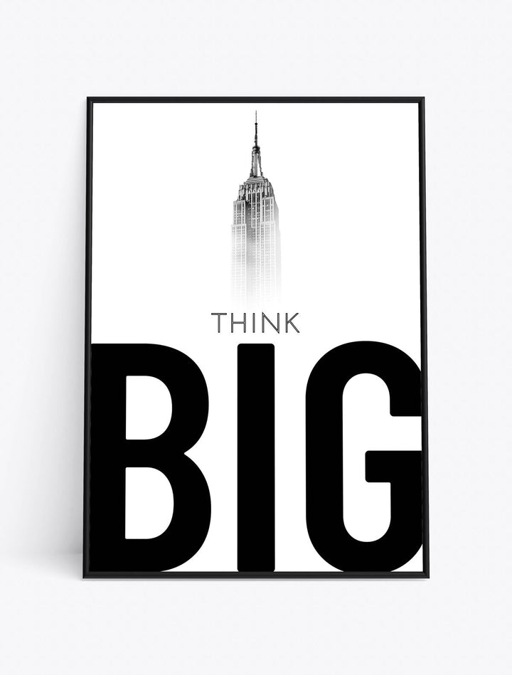 Think Big Skyscraper Canvas