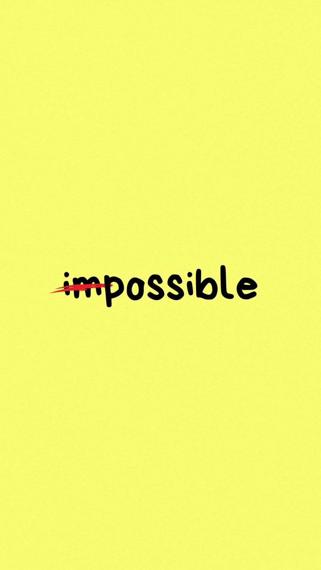 Impossible Motivation Canvas Wall Art