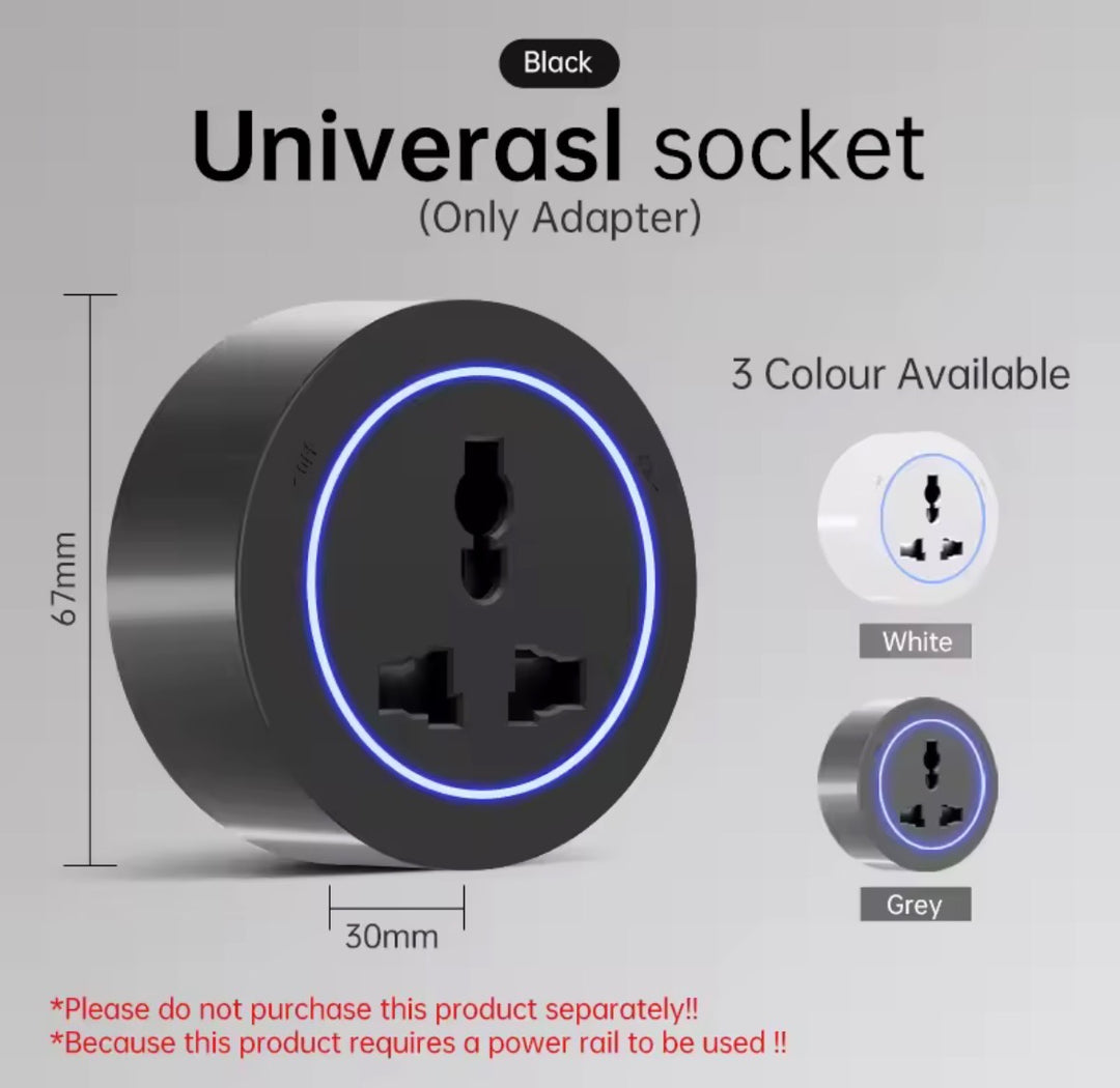 Universal Track Socket Adapter