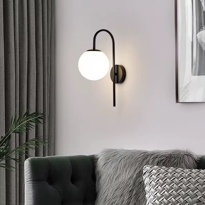 Modern Globe Wall Sconce