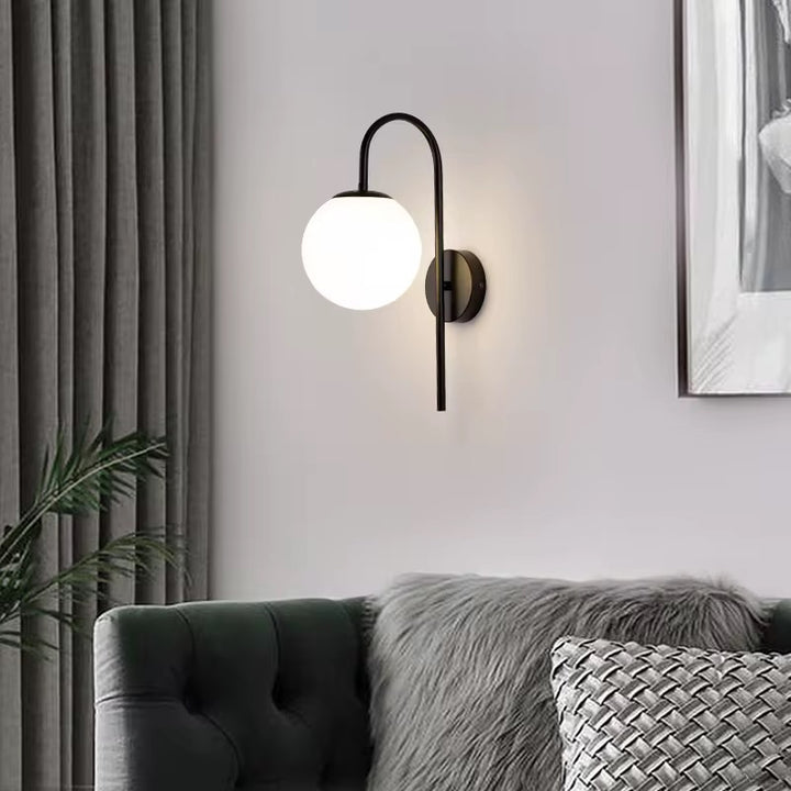 Modern Globe Wall Sconce