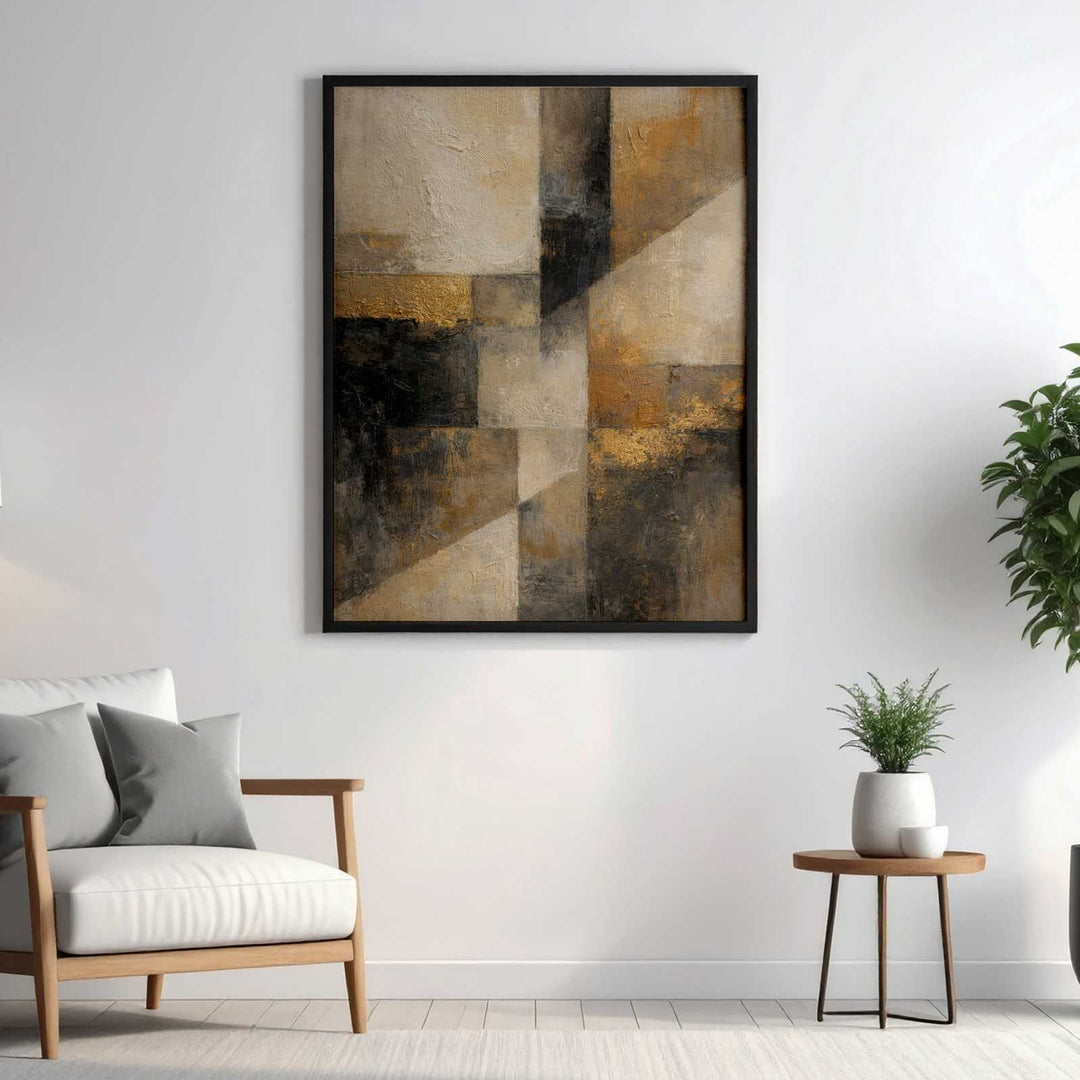 Abstract Arabic Calligraphy Fusion Wall Art