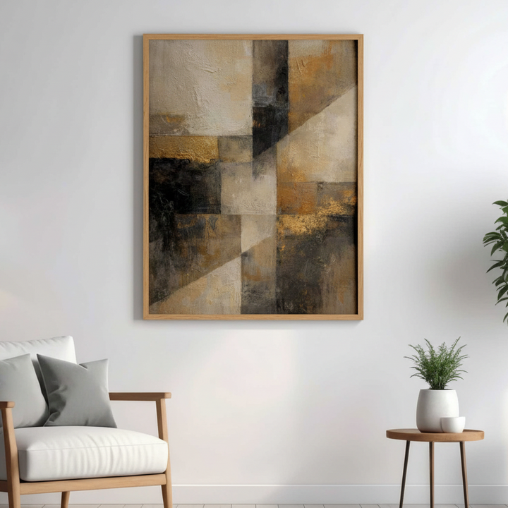 Abstract Arabic Calligraphy Fusion Wall Art