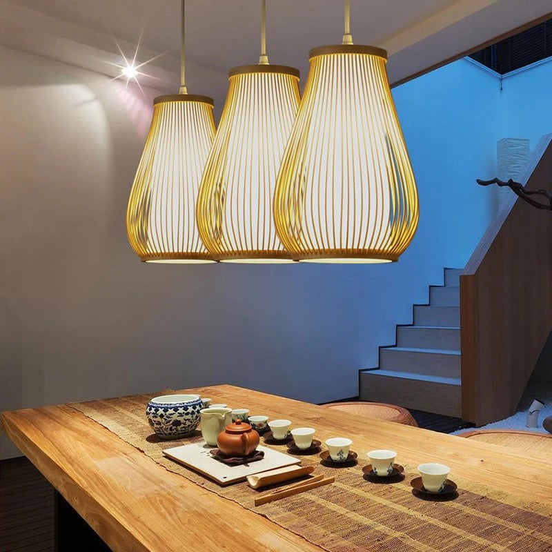 Modern Cage BAMBOO Pendant Light