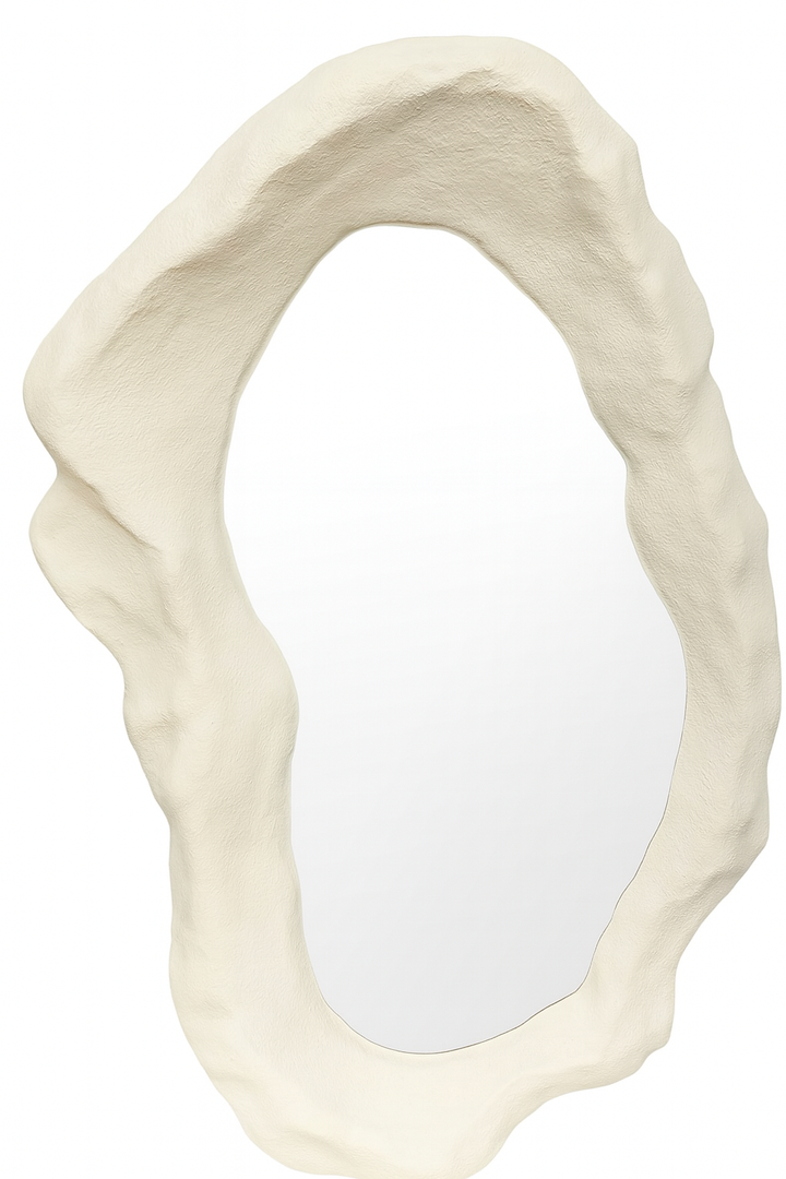 Irregular Fiber Wall Mirror