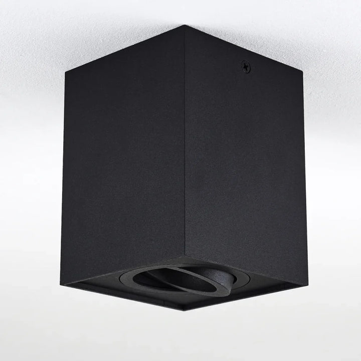 Modern Black Rectangular Ceiling Spotlight