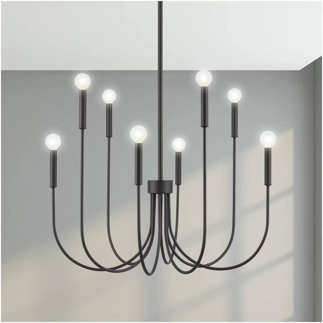 Black - Brass - Chrome- white  color Chandelier