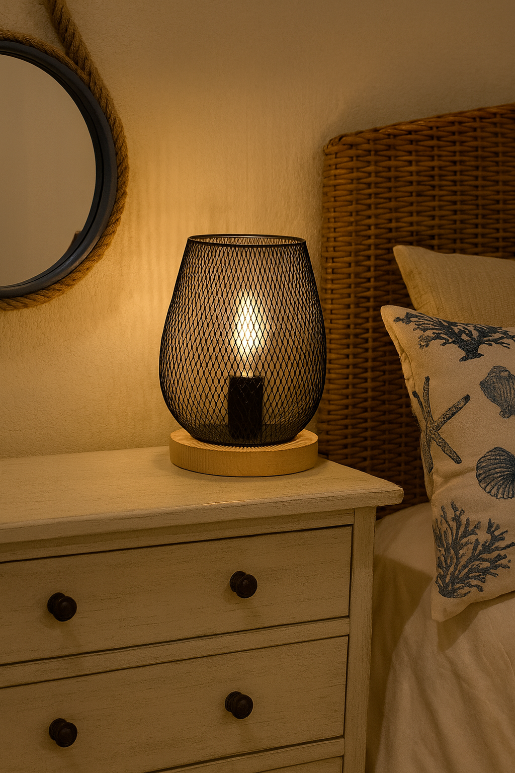 Modern Mesh Table Lamp