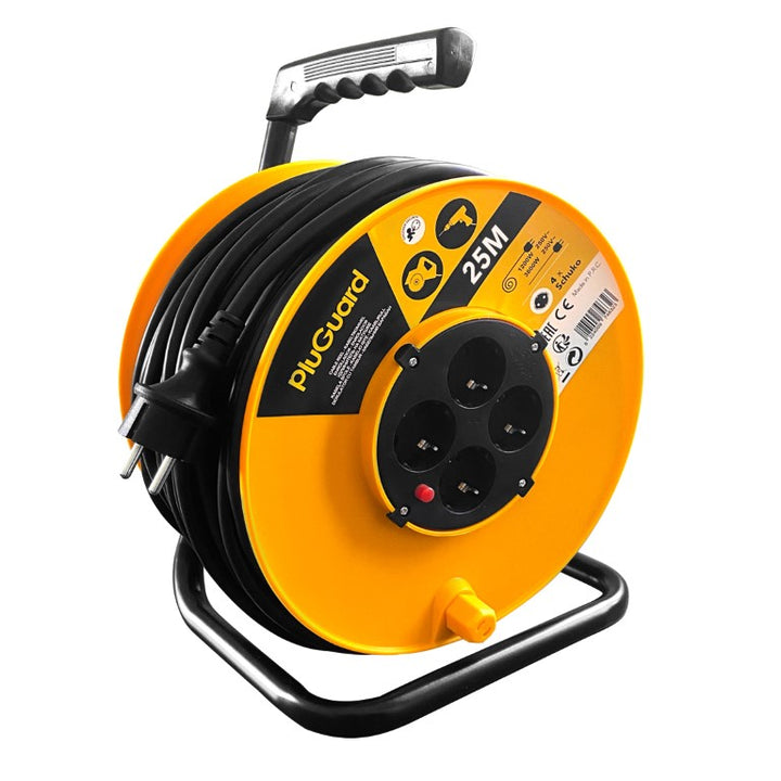 Cable Reel With 4 Sockets