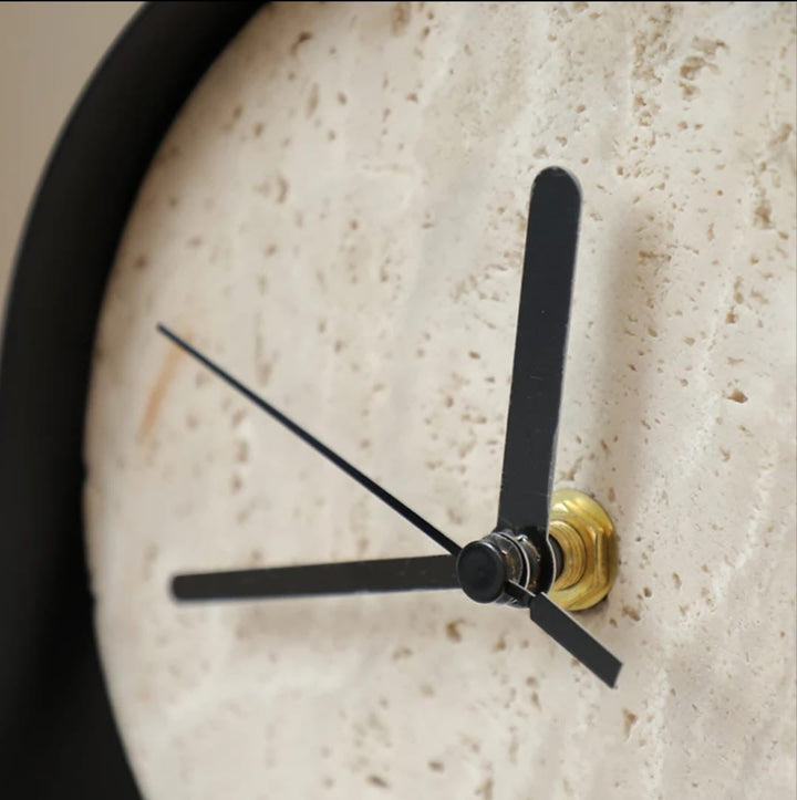 Minimalist Stone Face Table Clock