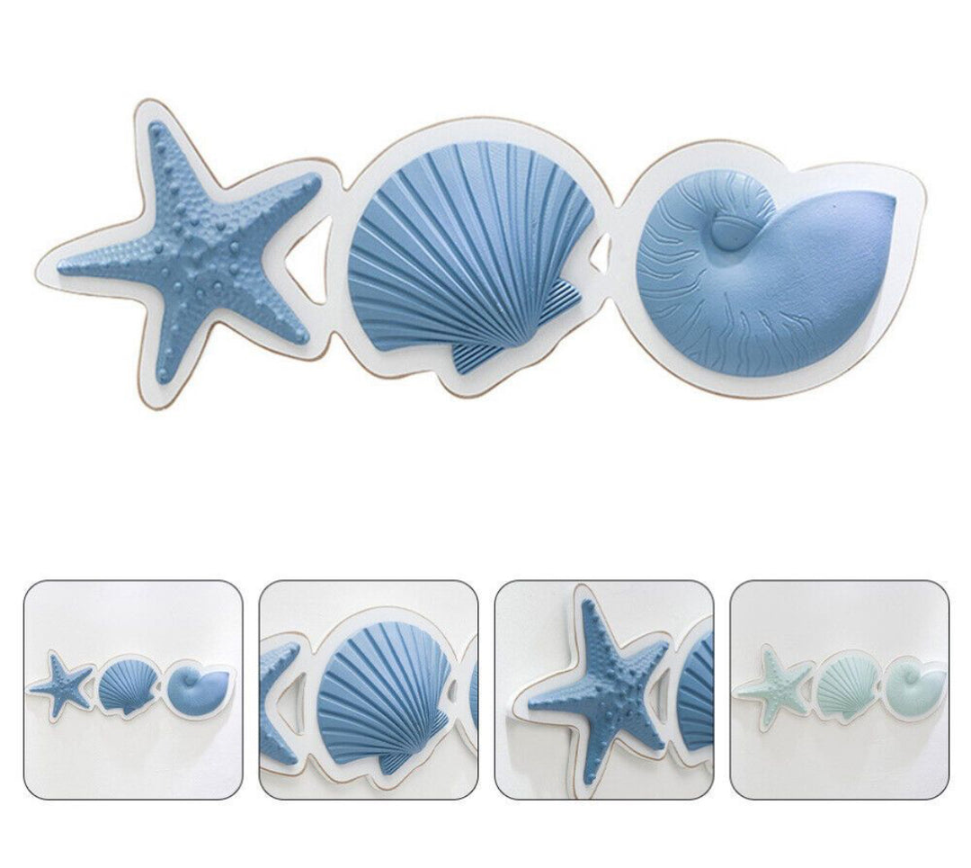 Coastal Seashell & Starfish Wall Decor