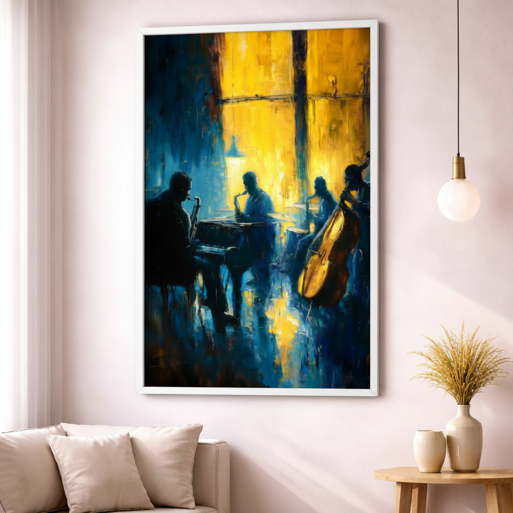 Midnight Jazz Ensemble Canvas