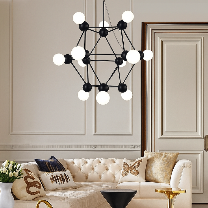 Modern Geometric Globe Chandelier