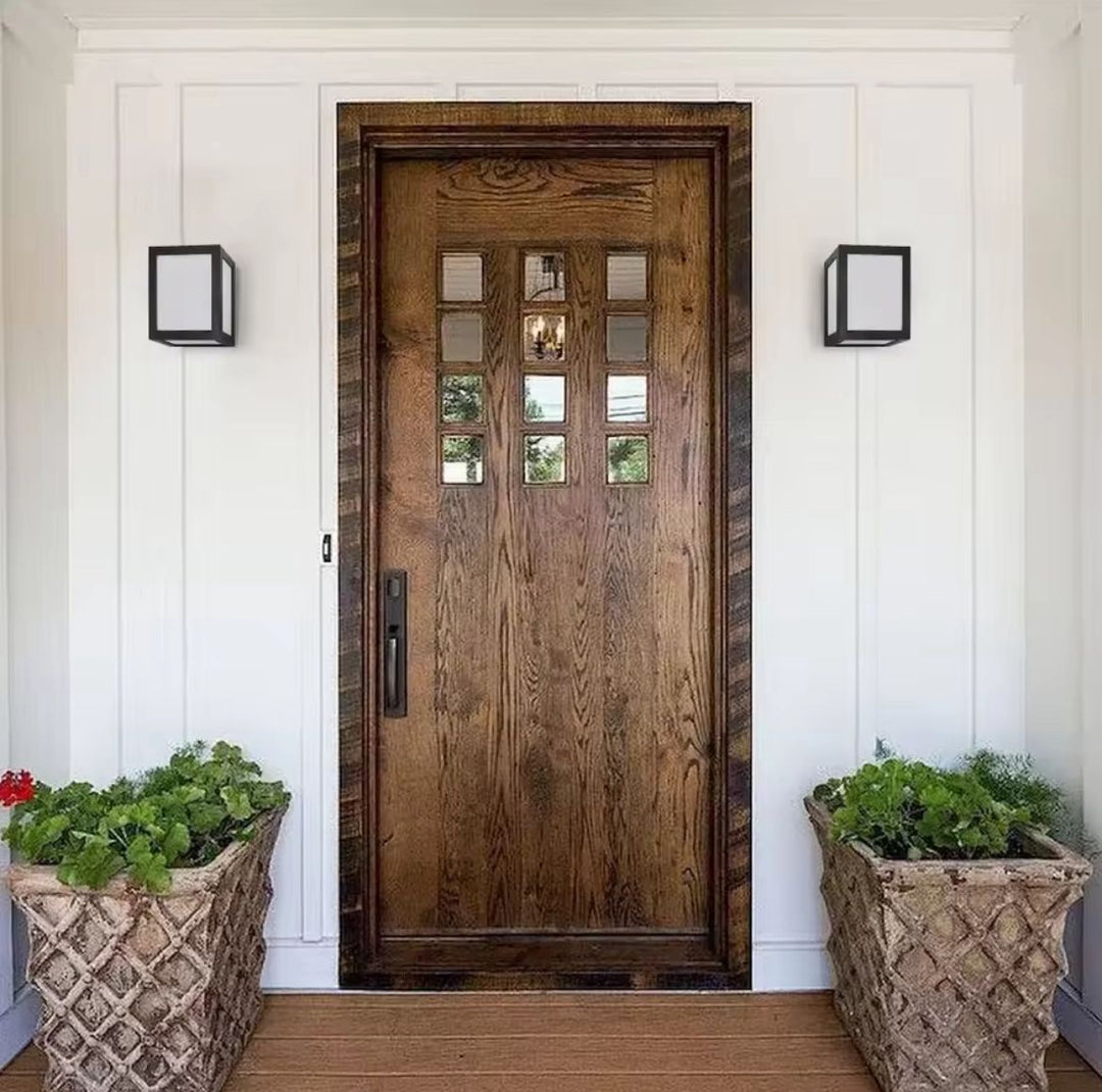 Modern Cube outdoor Wall Light