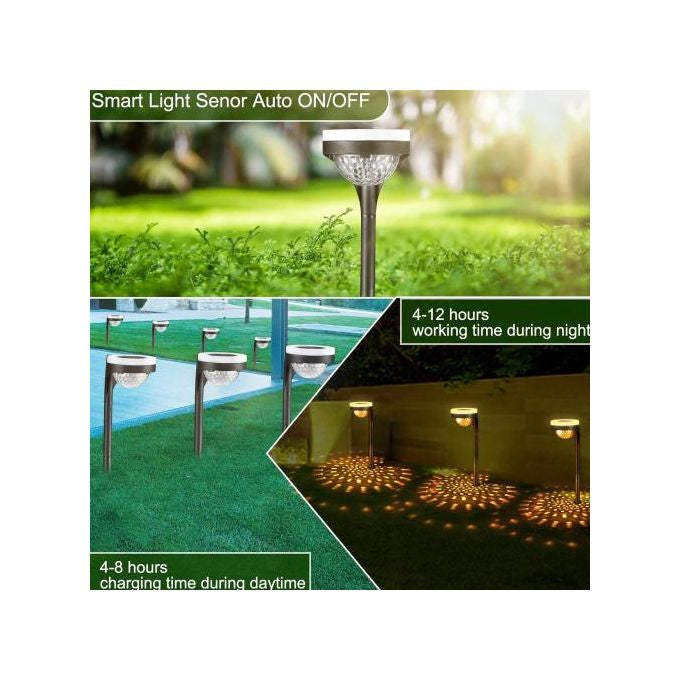 Solar Outdoor Light Set – Stake and Wall-Mounted