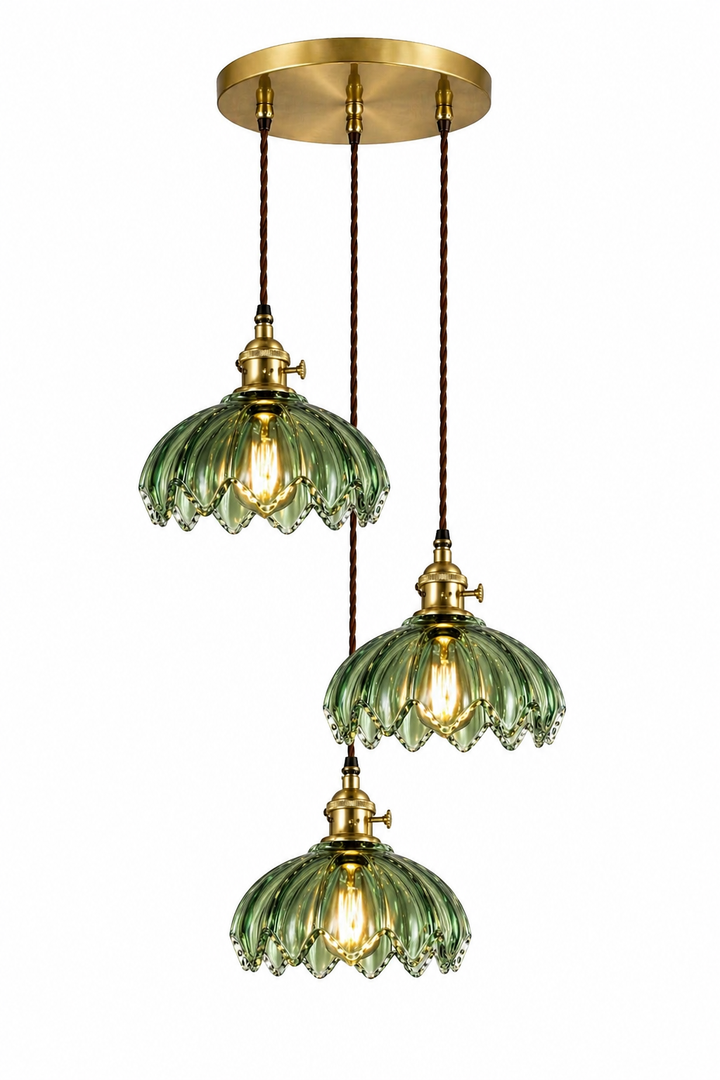 Antique-Style Glass Pendant