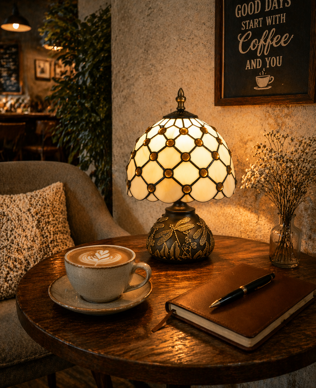 Lumea - Mediterranean Mosaic Table light