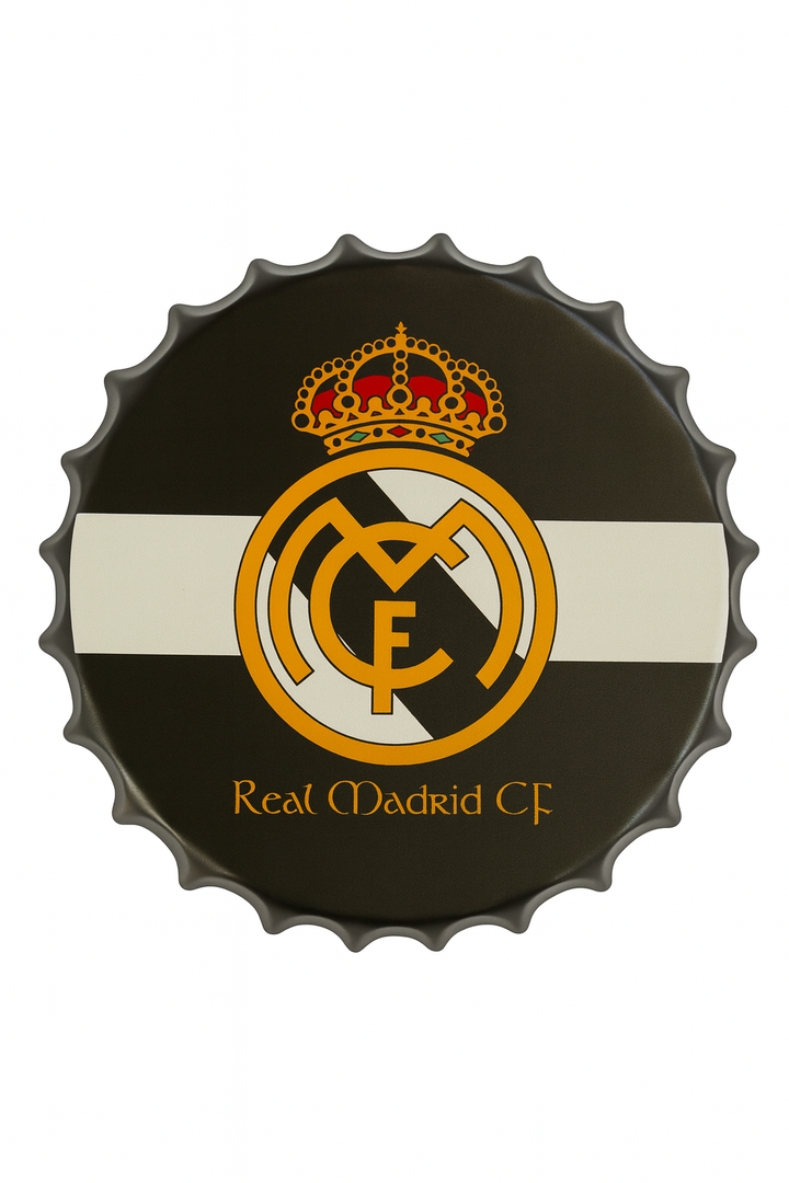 Real Madrid - Bottle Cap Wall Art