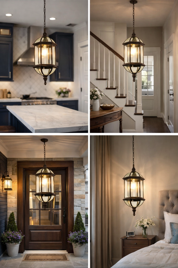 Vintage Lantern Pendant Lights for Restaurants