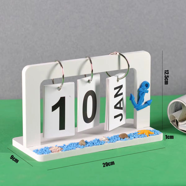 Nautical Desktop Perpetual Calendar