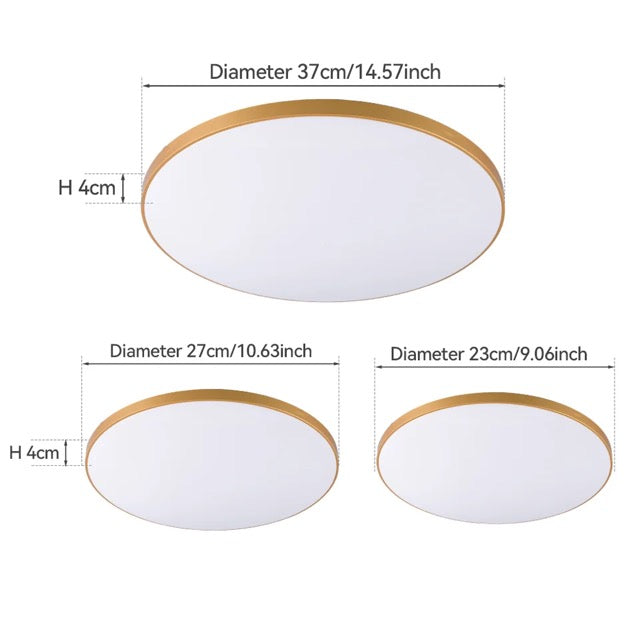 Minimalist Ceiling LED Light - in 4 COLORS