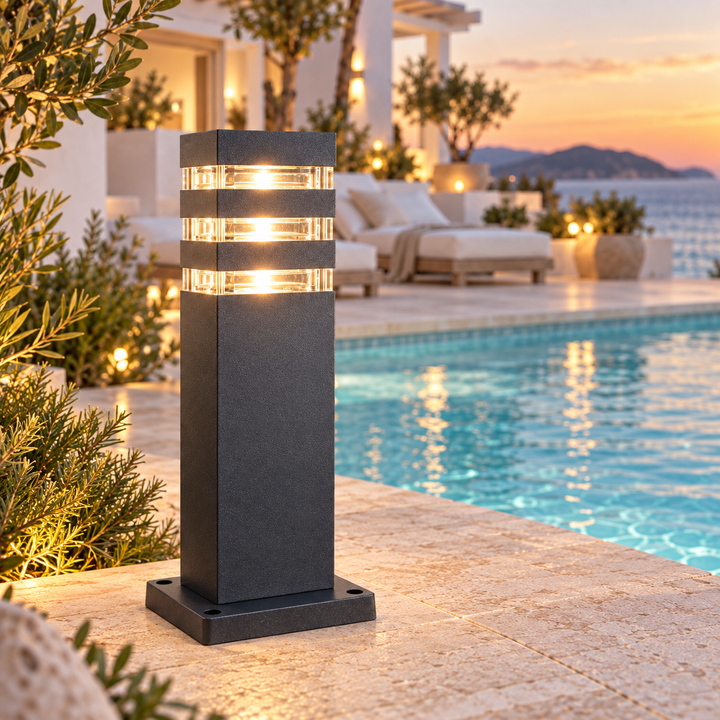 Square Outdoor Bollard