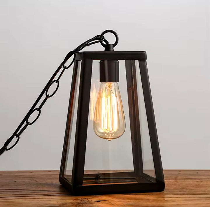 Vintage Industrial Hanging Lantern Pendant Light