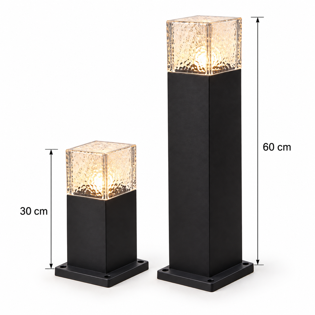 Path Square Outdoor Bollard