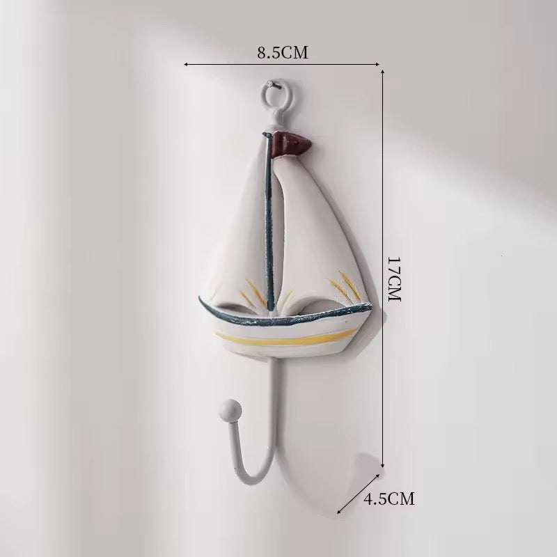 Nautical Wall Hooks Set of 3