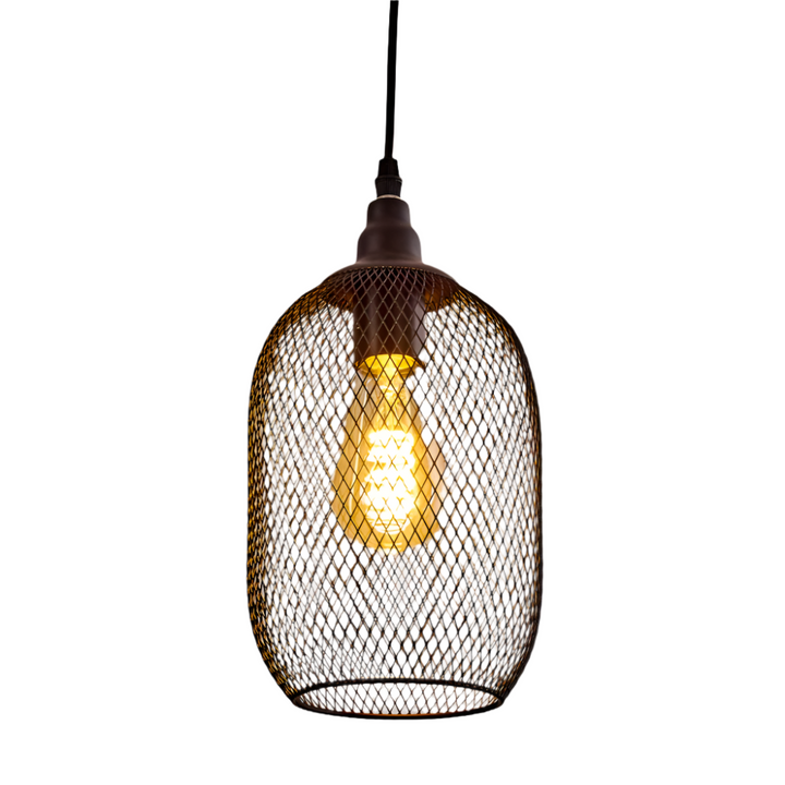 Industrial Cage Pendant Light