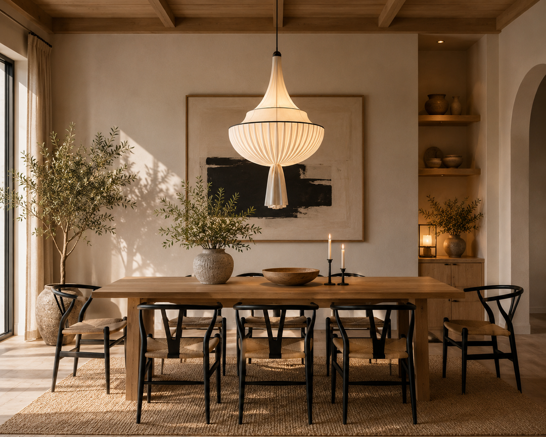 DUNE - Ivory Lotus Pendant Light
