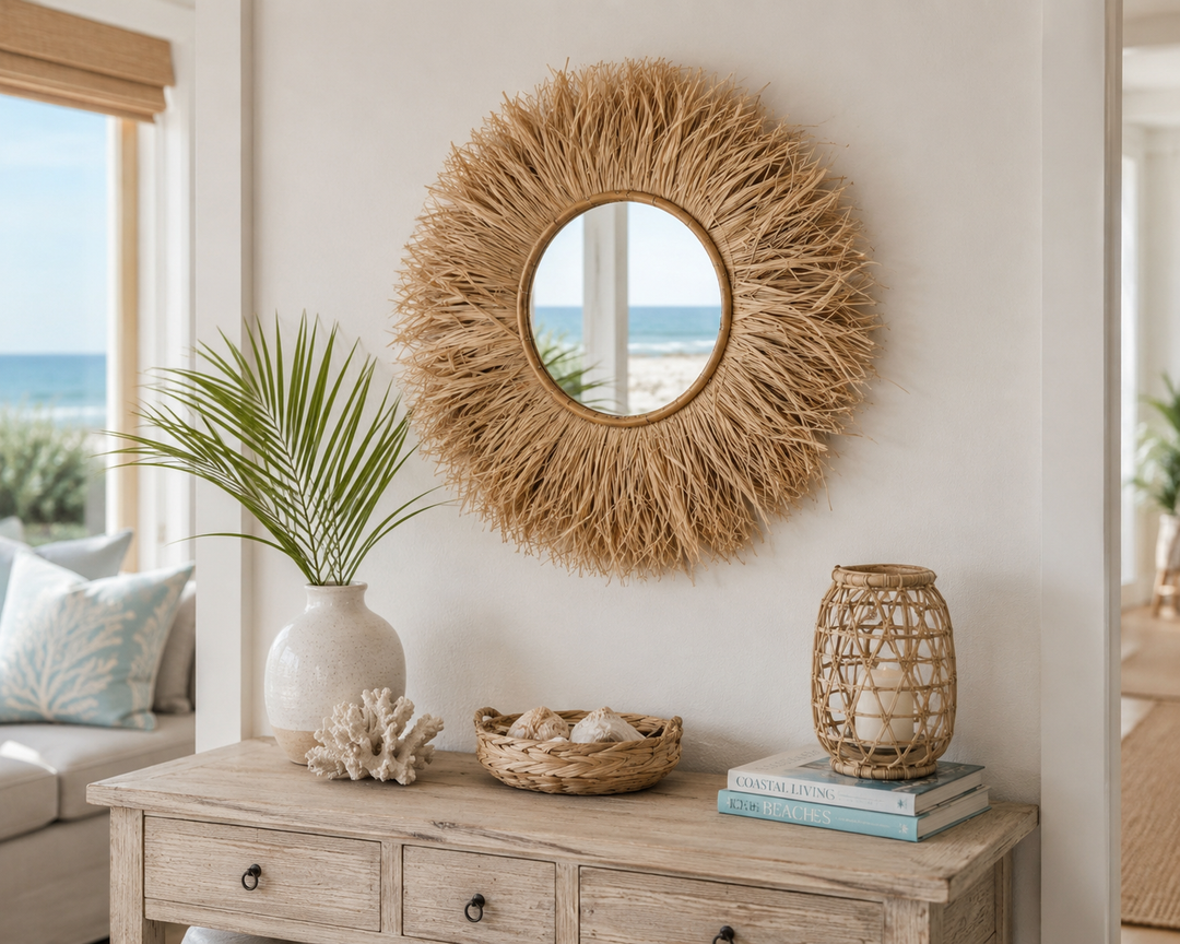 Boho Coastal Mirror