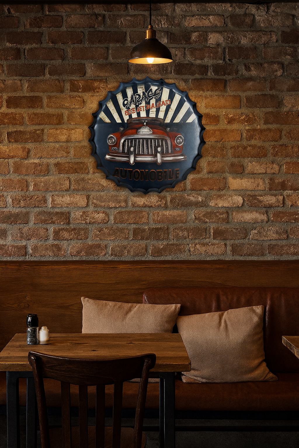 Garage - Bottle Cap Wall Art