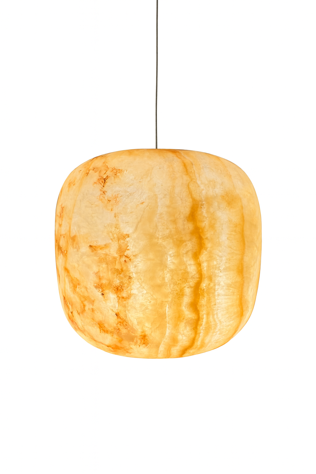 Amber Onyx Pendant Light