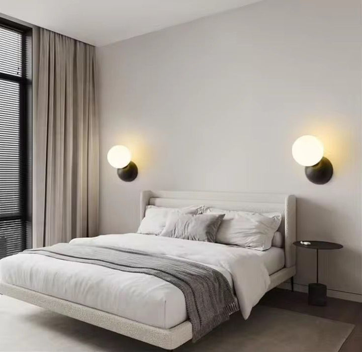 Gold Globe Wall Sconce