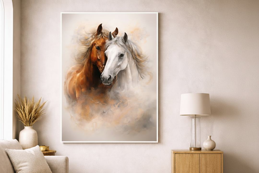 Dual Horses Canvas