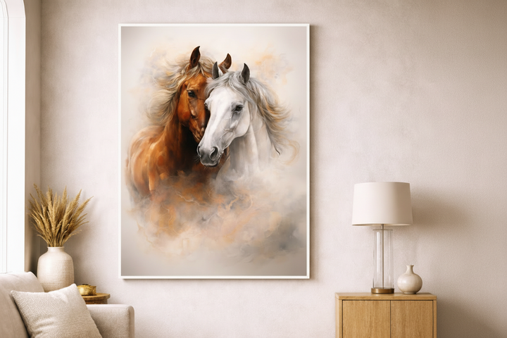 Dual Horses Canvas