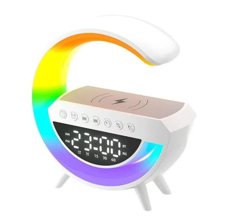 LED Smart Alarm Clock with Wireless Charging