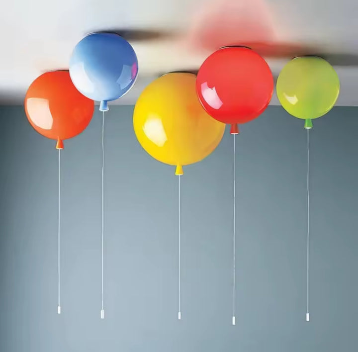 Playful Balloon Ceiling Lights - Multicolor for Kids Room