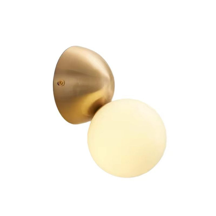 Gold Globe Wall Sconce